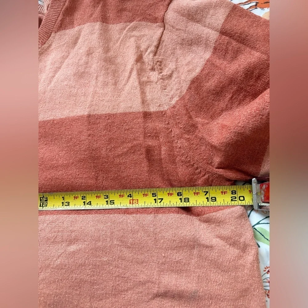 Club Monaco Striped Linen Crew Sweater